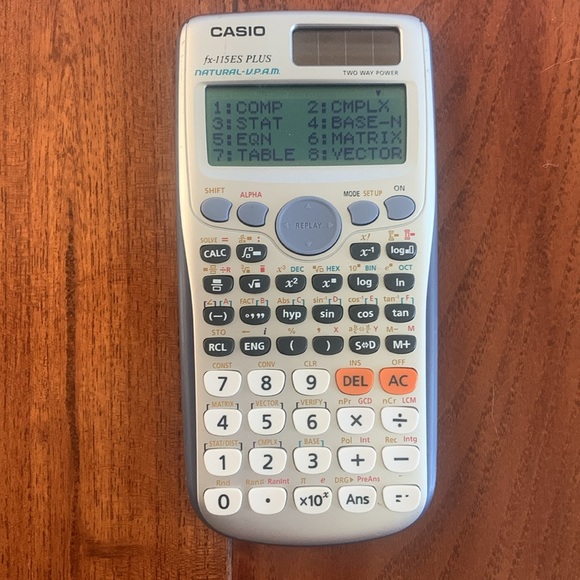 Casio fx-115ES Plus Natural-U.P.A.M. Science Calculator with cover two-way power - Picture 2 of 7